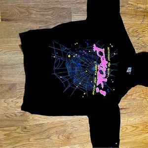 Black sp5der hoodie